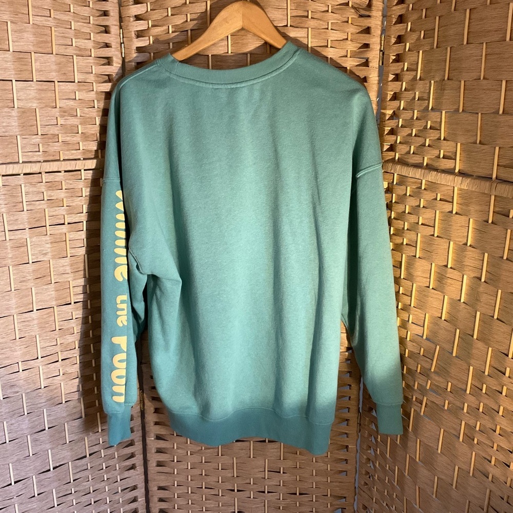 🍯 POOH Disney Teal Oversized Sweatshirt - Picture 10 of 12